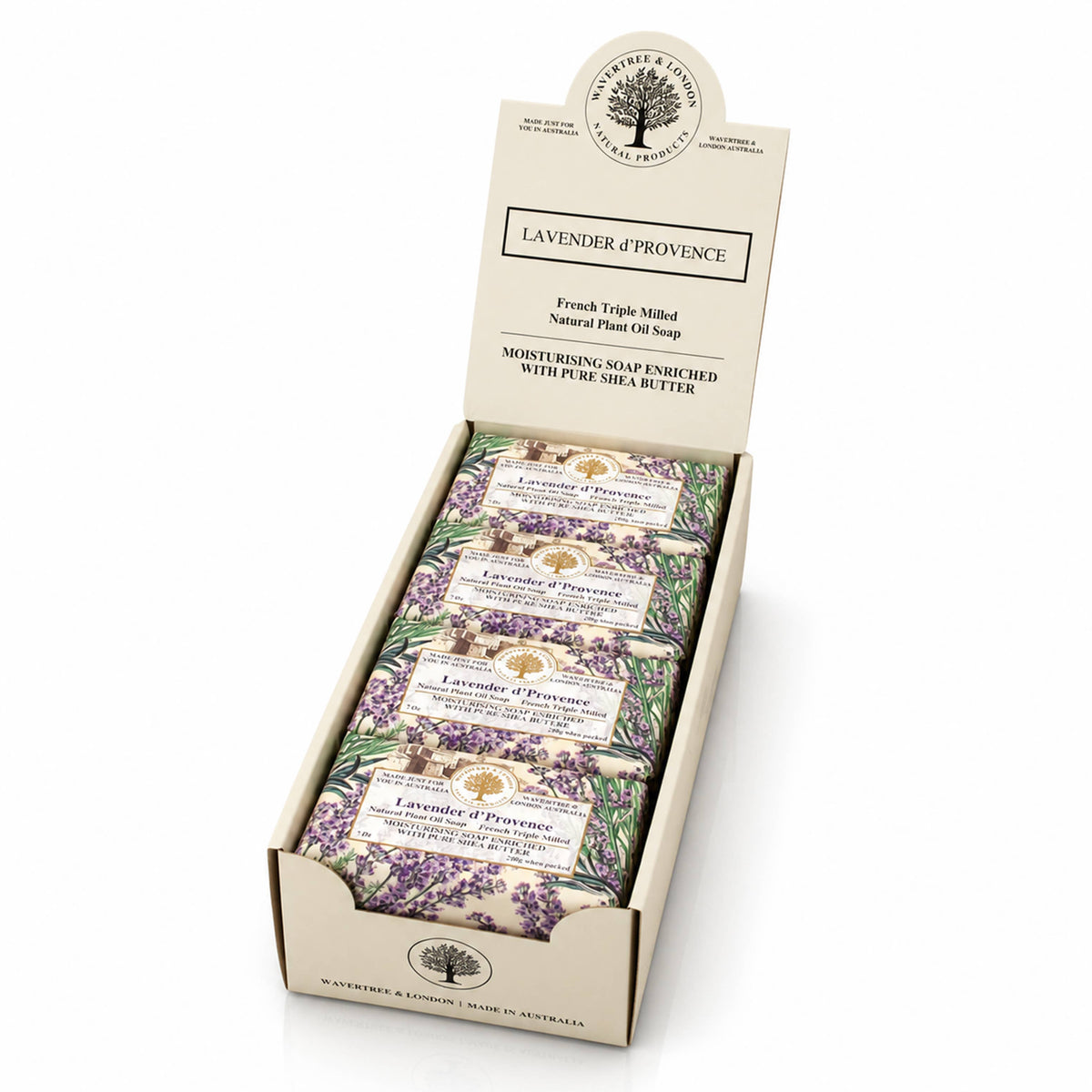 Jabones de lujo Wavertree & London Lavender D'Provence  “8‑unit pack”