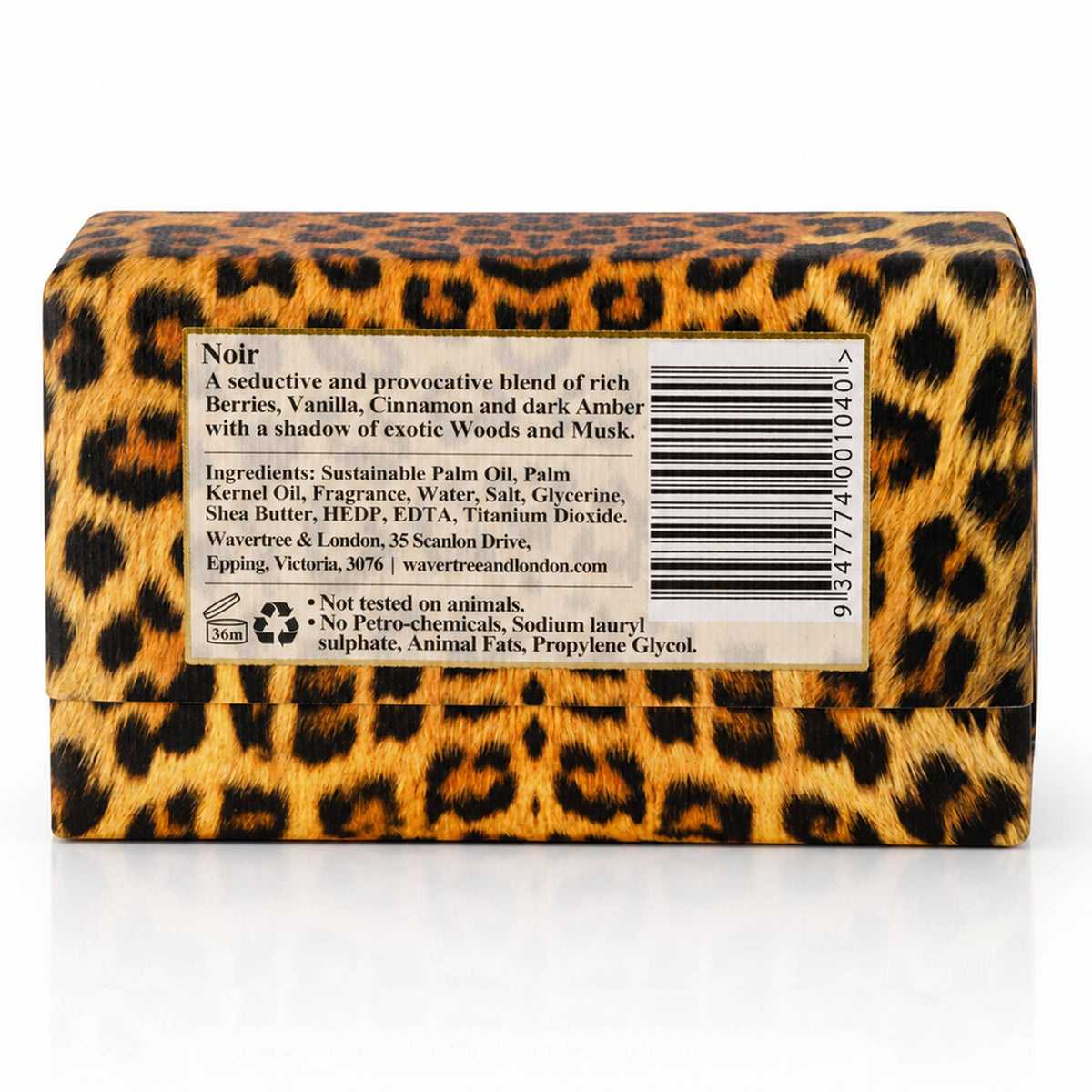 Jabones de lujo Wavertree & London Noir “8‑unit pack”