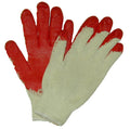 Wholesale Working Gloves - Red Latex Coated Work Gloves - 15 or 300 Pairs