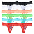 Wholesale Angelina Lace Waist Thongs With Heart Design
