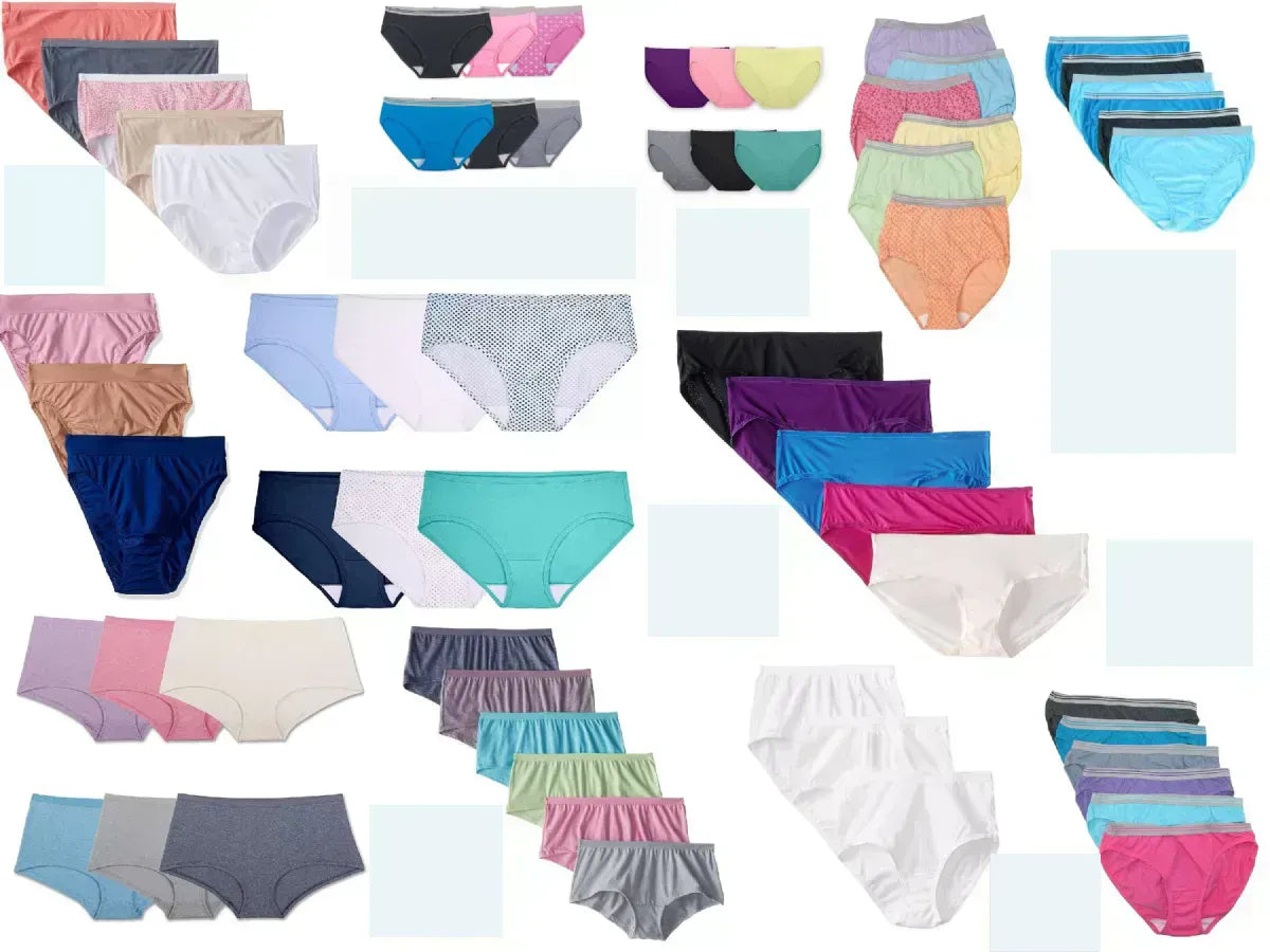 80 Wholesale Yacht And Smith Women's Cotton Underwear In Assorted Styles And Sizes