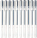 MUJI Gel Ink Ballpoint Pen Cap Type  300 sets of 10‑piece units 0.38 mm Nib Size, Black