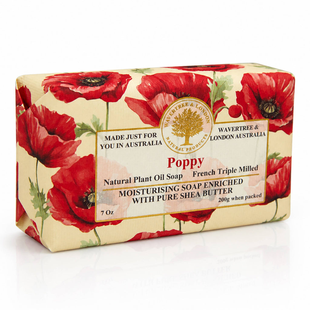 Barras de Jabón de Lujo Wavertree & London Poppy “8‑unit pack”