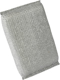 Casabella Sparkle Scrub Sponge Set Absorbent Sponges with Scrubber Exterior Dishwasher-Safe, 4-Pack