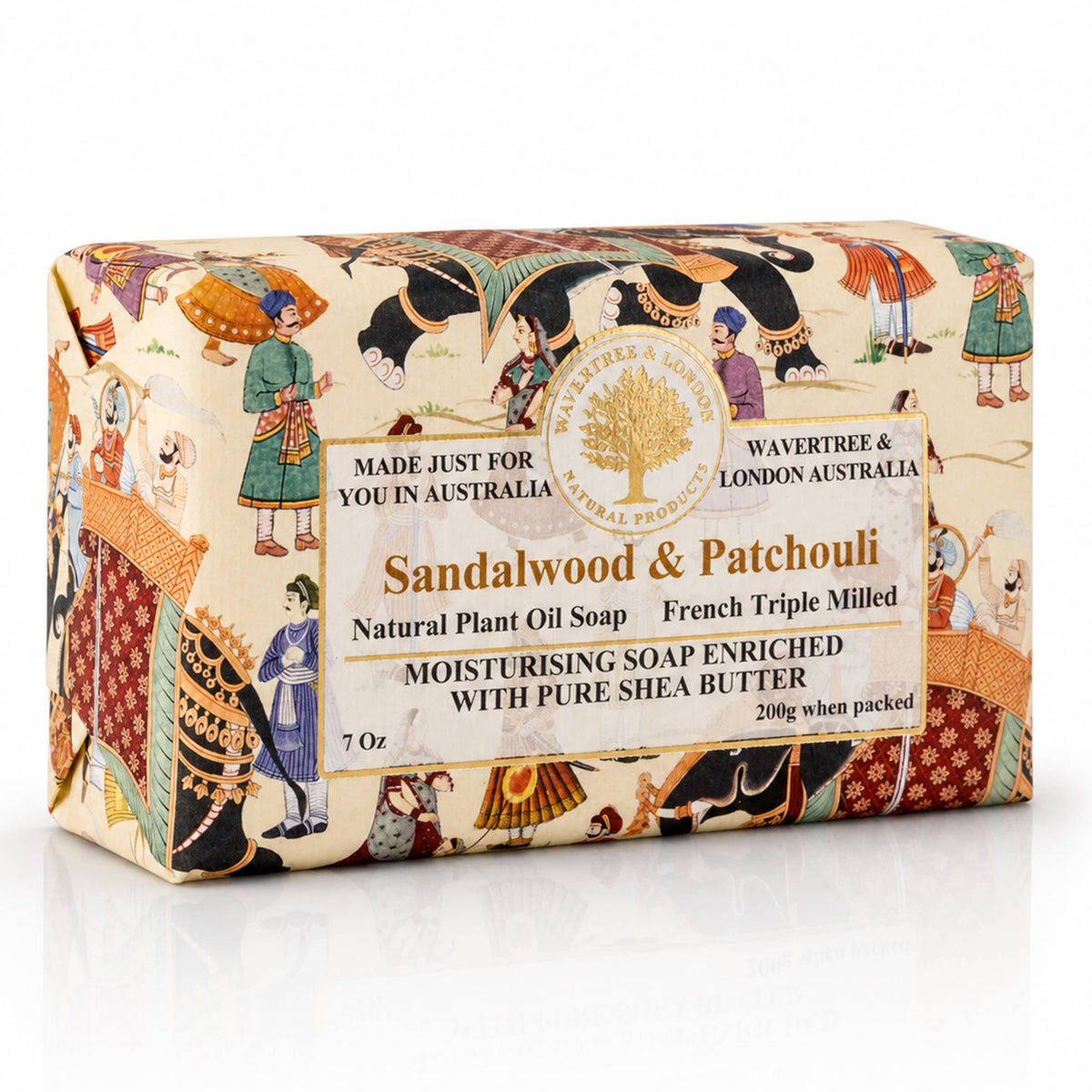 Jabones de lujo de sándalo y pachulí de Wavertree & London “8‑unit pack”