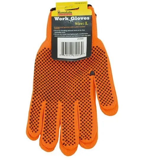 48 Wholesale High Visibility Work Glove Orange