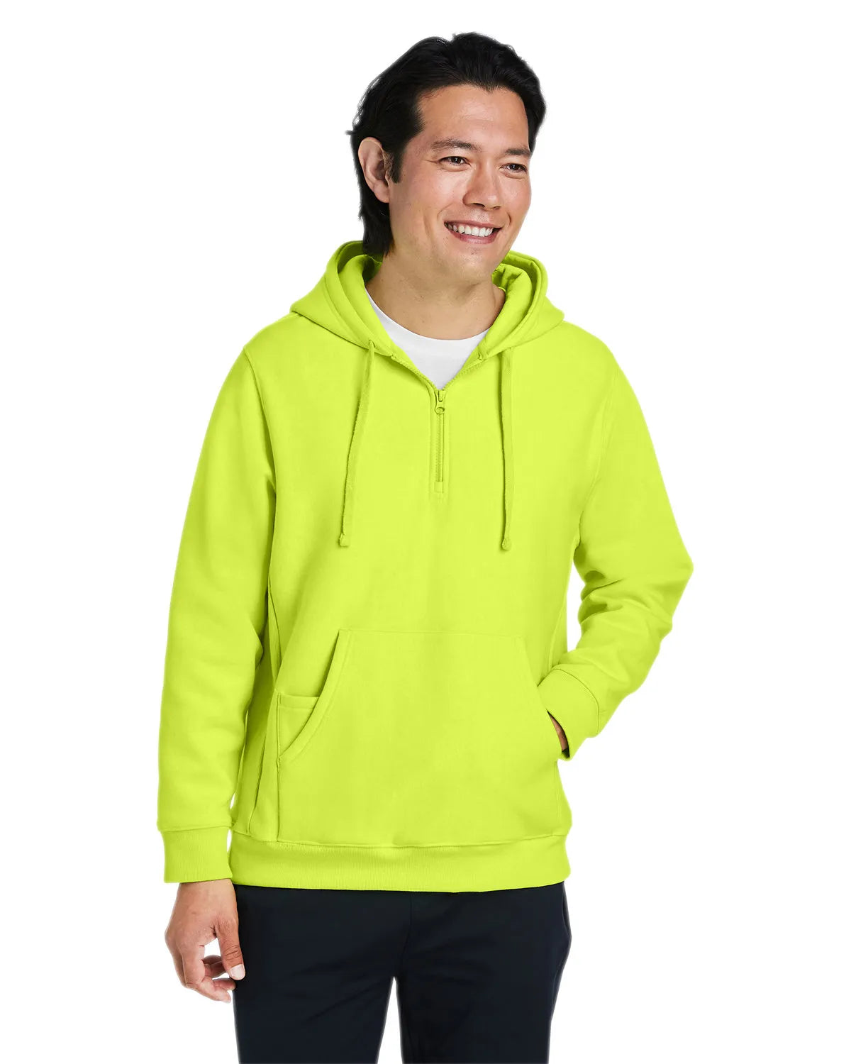 Team 365 Heavyweight Quarter-Zip Hooded Sweatshirt   (20 Pieces)